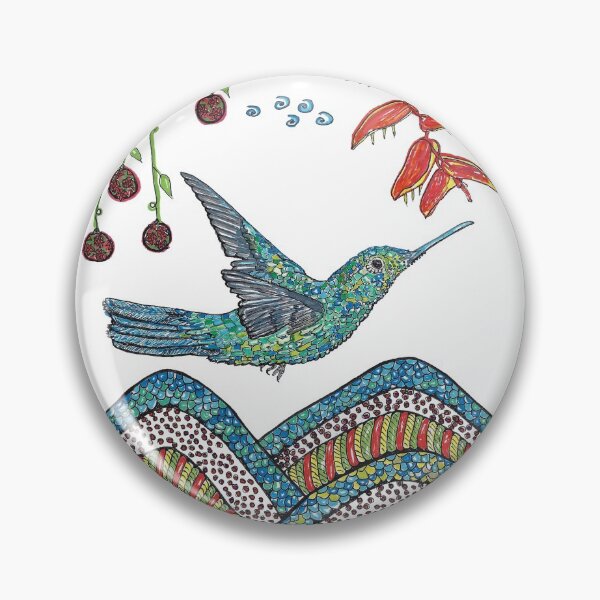 Item preview, Colibri flying over Tetas de Cayey con letras Puerto Rico designed and sold by AmapolaDelValle.