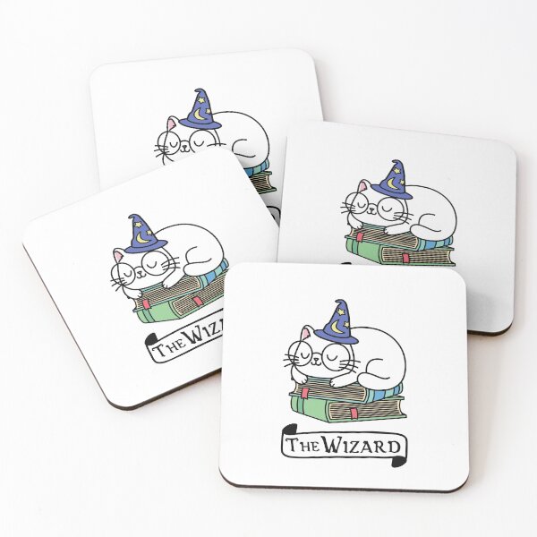 Item preview, The Wizard Dungeon Meowster DnD Gamer Cat designed and sold by Cute N' Nerdy Shop.