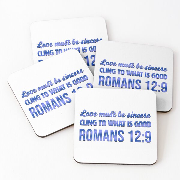 Item preview, Romans 12:9 | Bible Verse Quote | Christian | Love Must Be Sincere Cling To What is Good designed and sold by christiangoods.