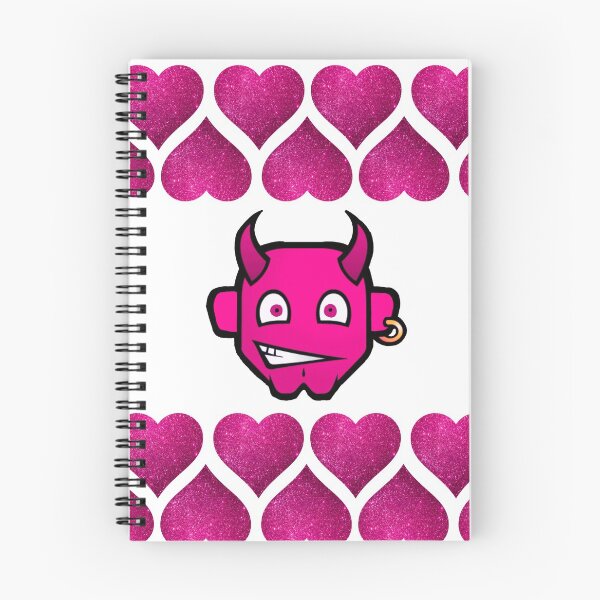 Item preview, Cool Pink Devil with hearts designed and sold by Rustic Valley Studio.