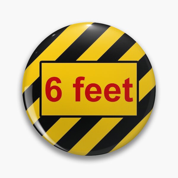 Item preview, Face Mask 6 Feet designed and sold by mpodger.