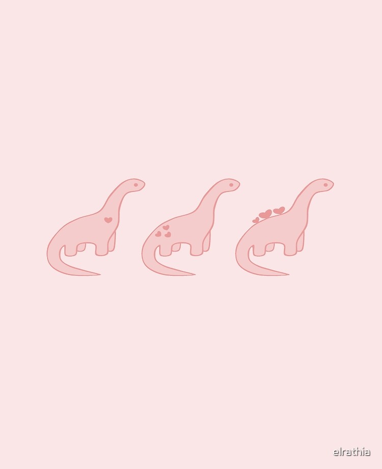 Aesthetic Pink Dino Cute Pink Dinosaur HD phone wallpaper  Pxfuel