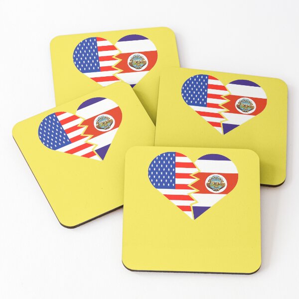 Item preview, Costa Rica Flag USA Flag Pura Vida Hispanic Latino Spanish Food Culture 2 designed and sold by hispanicworld.