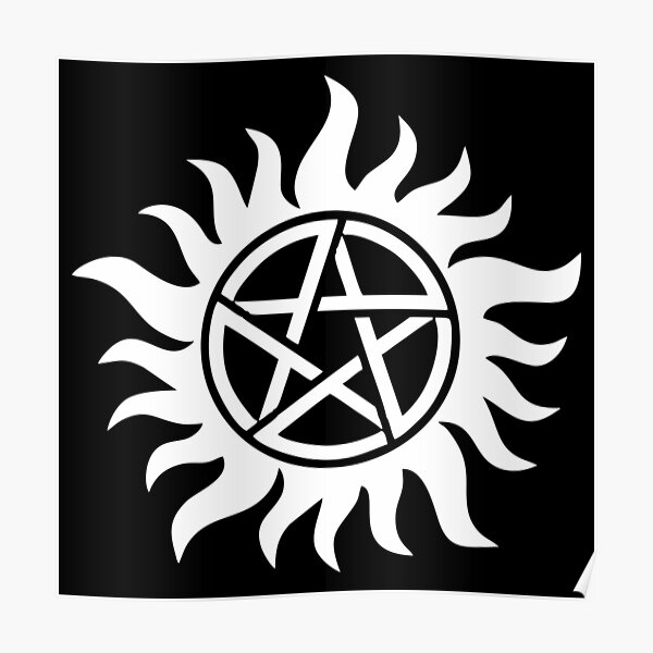 Buy Yeeech Supernatural Merchandise Anti Possession Pentagram Sun Circle  Star Designs Dark Mark Temporary Tattoos Sticker Black for Men Women Adults  Large 2 Sheets Online at desertcartINDIA
