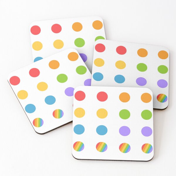 Item preview, Minimalist Retro Rainbow Circle Set: Deco Set v7 designed and sold by JHuiYanLi.