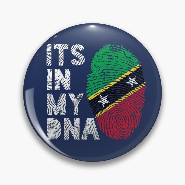 Item preview, Saint Kitts and Nevis Roots Flag Fingerprint designed and sold by d247.