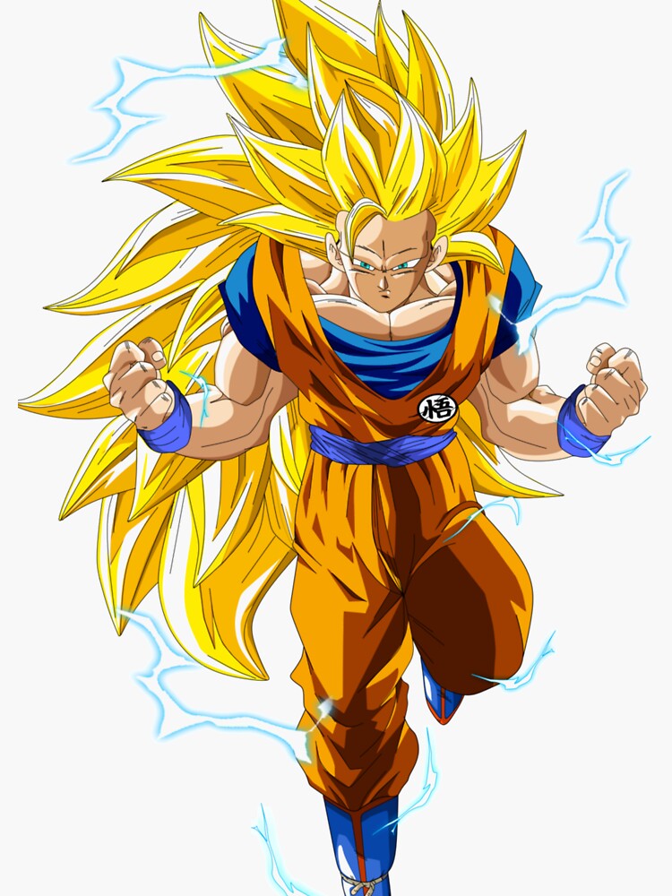 Goku Saiyan Blue Dragon Ball Z Essential  Sticker for Sale by posikbisawin