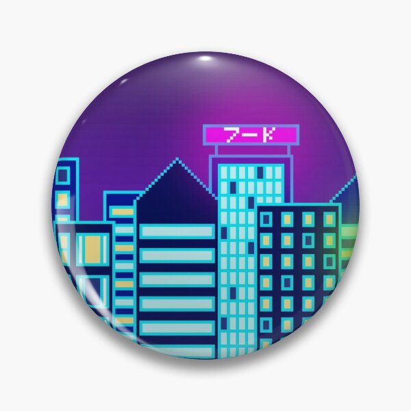 Item preview, Vaporwave City Pixel designed and sold by ssydneyart.