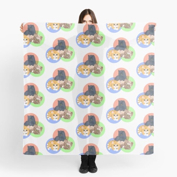 Kitten Trio Scarf
