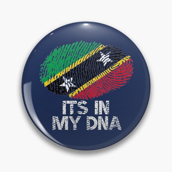 Item preview, Saint Kitts and Nevis Roots Flag Fingerprint designed and sold by d247.