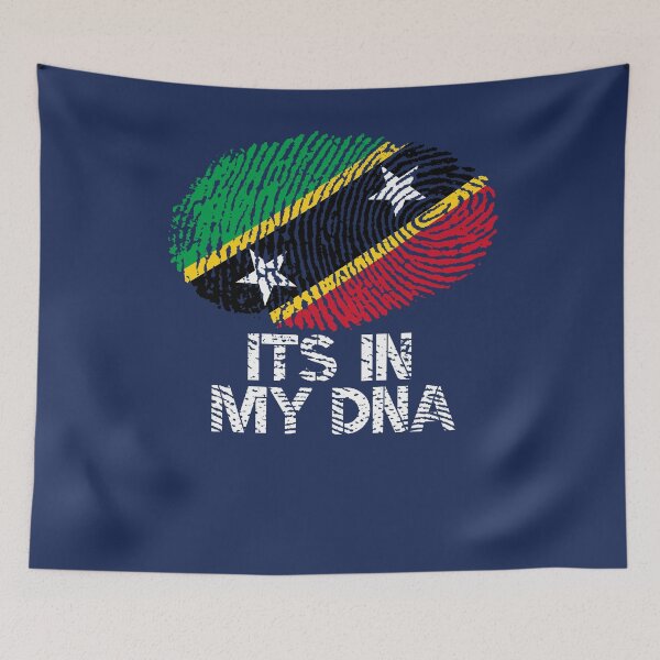 Item preview, Saint Kitts and Nevis Roots Flag Fingerprint designed and sold by d247.