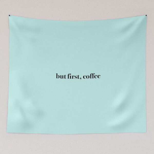 Item preview, "but first, coffee" sticker designed and sold by ercoco24.