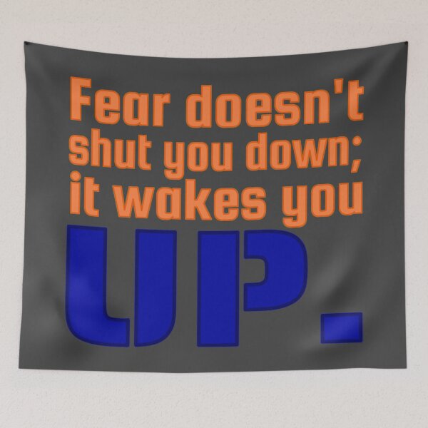 Item preview, Fear Doesn't Shut You Down Drawing designed and sold by lovebubbles5.