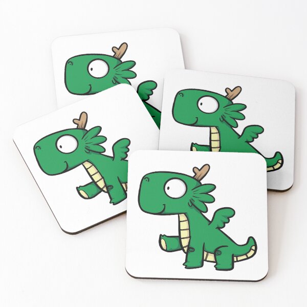 Item preview, Cute baby green dragon smile designed and sold by maipadpro.
