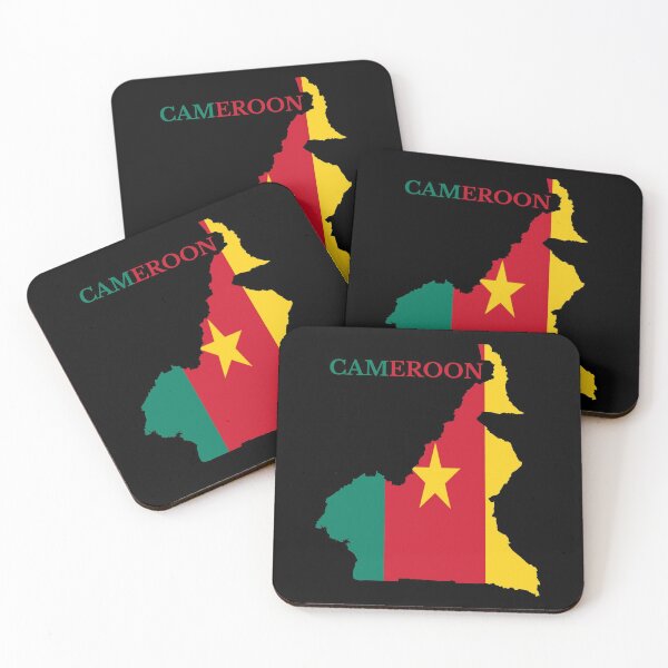 Item preview, Cameroon Map Flag designed and sold by marosharaf.