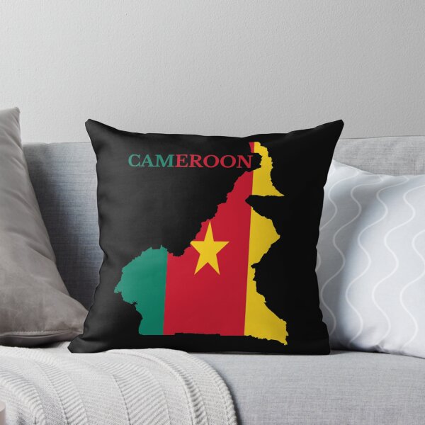 Item preview, Cameroon Map Flag designed and sold by marosharaf.