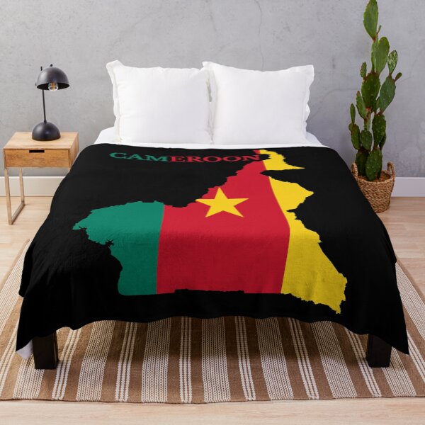 Item preview, Cameroon Map Flag designed and sold by marosharaf.