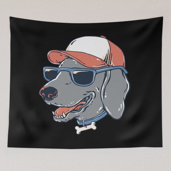 Item preview, Lio the Weimaraner with Hat and Sunglasses  designed and sold by AndApArt.