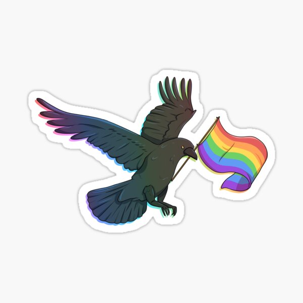 Item preview, Pride Corviversary 2020 designed and sold by Drawn by Raven.