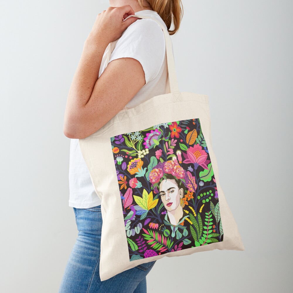 Frida in Bloom Tote Bag