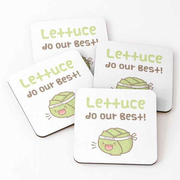 Item preview, Lettuce Do Our Best Cute Pun Humor designed and sold by rustydoodle.