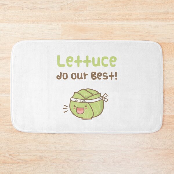 Item preview, Lettuce Do Our Best Cute Pun Humor designed and sold by rustydoodle.