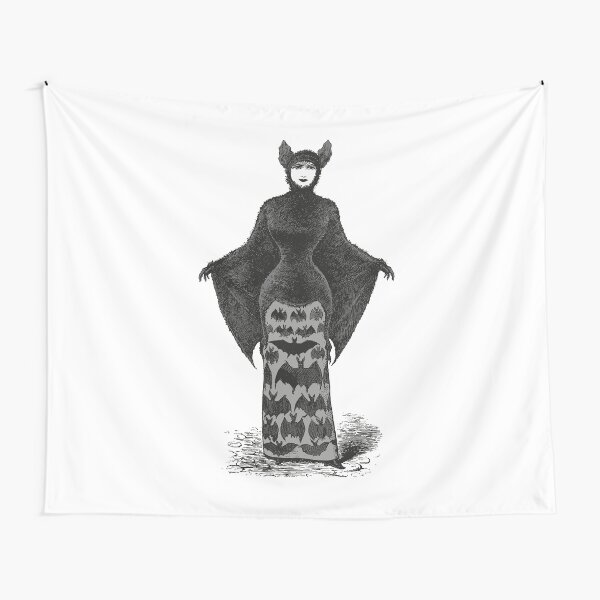 Victorian Bat Woman | Victorian Halloween Costume | Victorian Bat Costume | Tapestry
