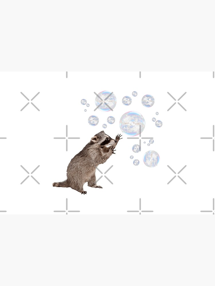 Discover Bubbles the Raccoon Bath Mat