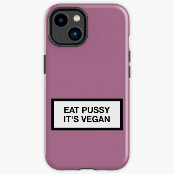 COMER COÑO ES VEGANO Funda resistente para iPhone