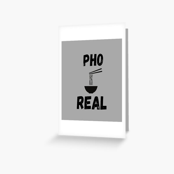 Item preview, Pho Real - For Real designed and sold by CatMonkStudios.