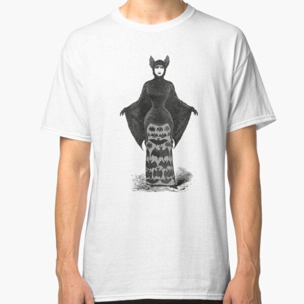 Victorian Bat Woman | Victorian Halloween Costume | Victorian Bat Costume | Classic T-Shirt