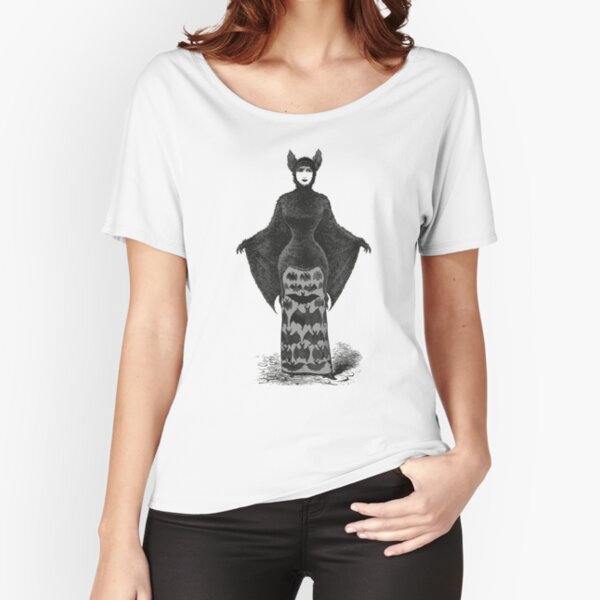 Victorian Bat Woman | Victorian Halloween Costume | Victorian Bat Costume | Relaxed Fit T-Shirt