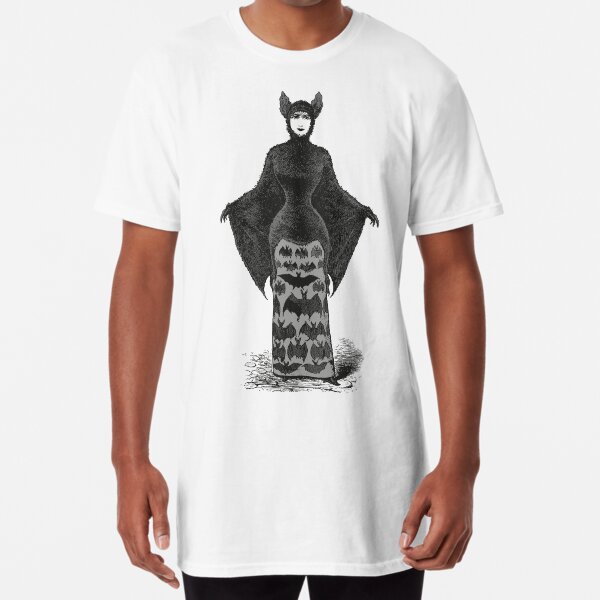 Victorian Bat Woman | Victorian Halloween Costume | Victorian Bat Costume | Long T-Shirt