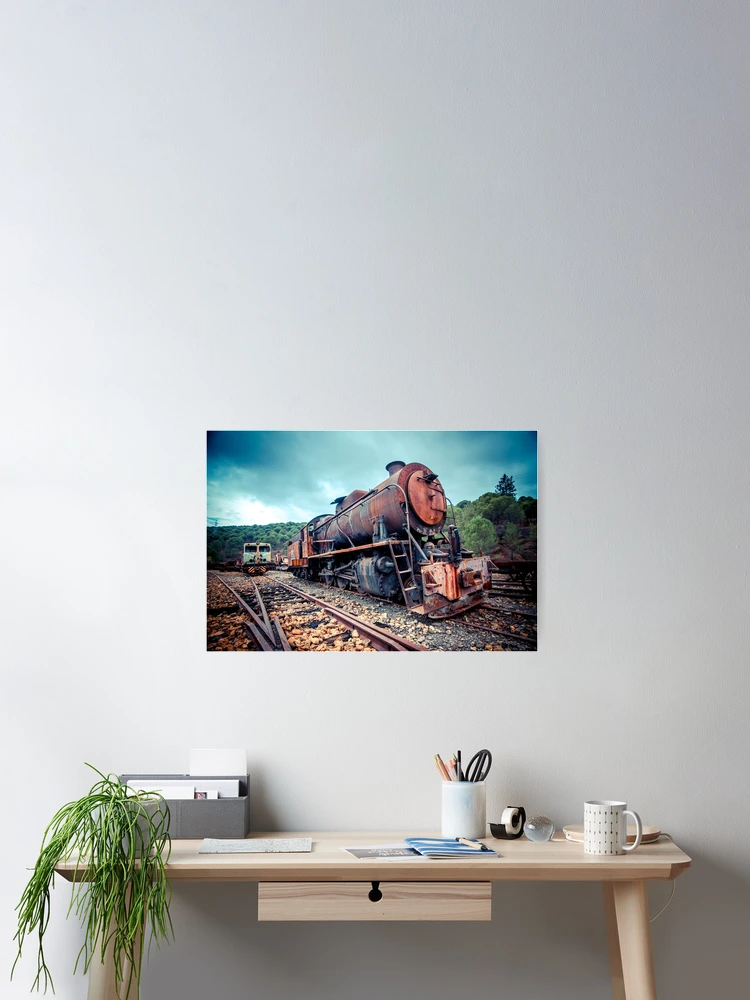 Thumbnail 2 of 3, Poster, Steam Engine Rusting designed and sold by nickelsby.