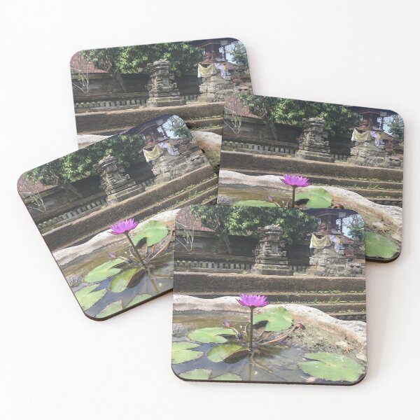 Item preview, Pink Flower in Batuan Temple designed and sold by marykatebuckman.