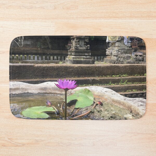 Item preview, Pink Flower in Batuan Temple designed and sold by marykatebuckman.