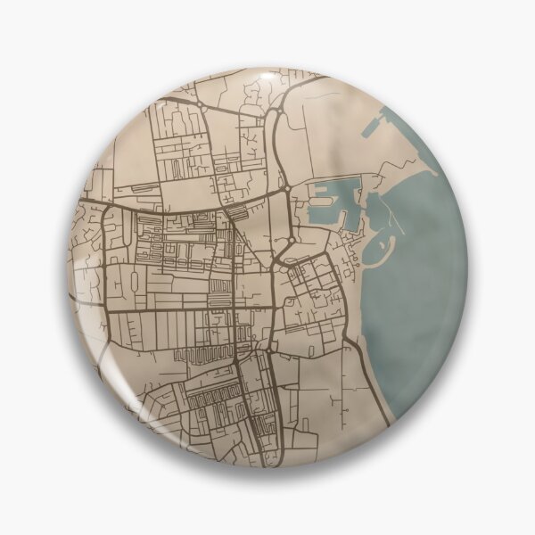 Item preview, Hartlepool Sepia Map designed and sold by CPTVDesign.