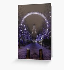 London Eye by night Greeting Card