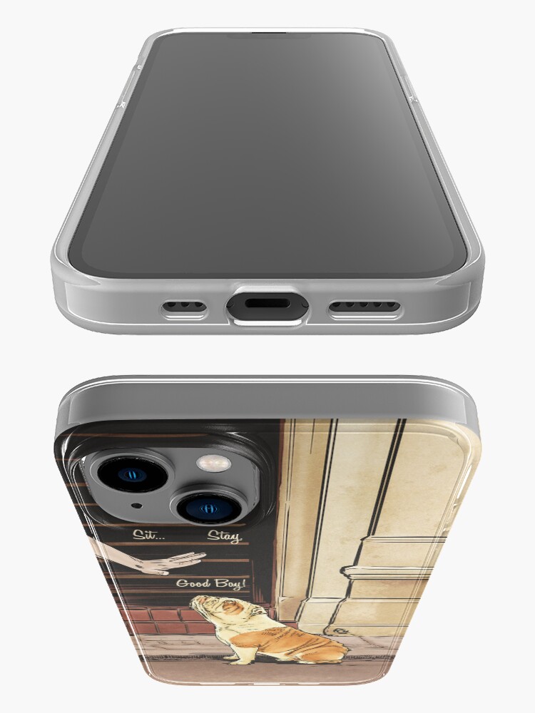 Alternate view of Sit. Stay. Good Boy! iPhone Case