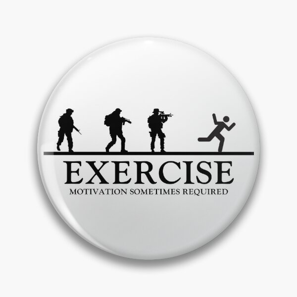 Item preview, Exercise Motivation Sometimes Required Soldiers Workout Shirt Gear designed and sold by DynamicDesign.