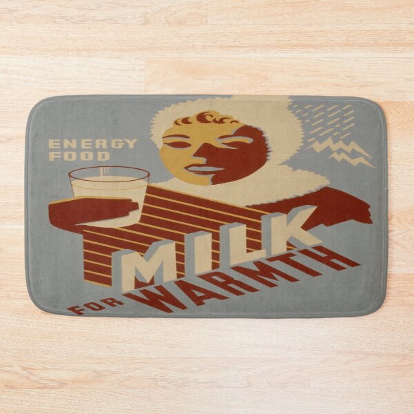 Item preview, Milk for Warmth - Vintage Advertisement Poster designed and sold by Slydell1.