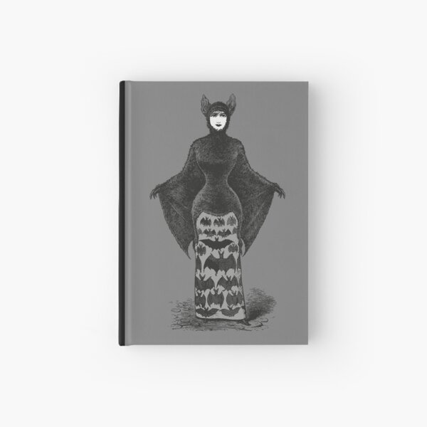 Victorian Bat Woman | Victorian Halloween Costume | Victorian Bat Costume | Hardcover Journal