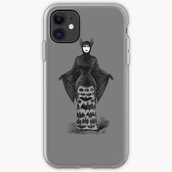 Victorian Bat Woman | Victorian Halloween Costume | Victorian Bat Costume | iPhone Soft Case