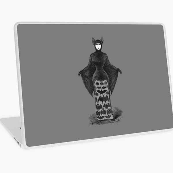 Victorian Bat Woman | Victorian Halloween Costume | Victorian Bat Costume | Laptop Skin