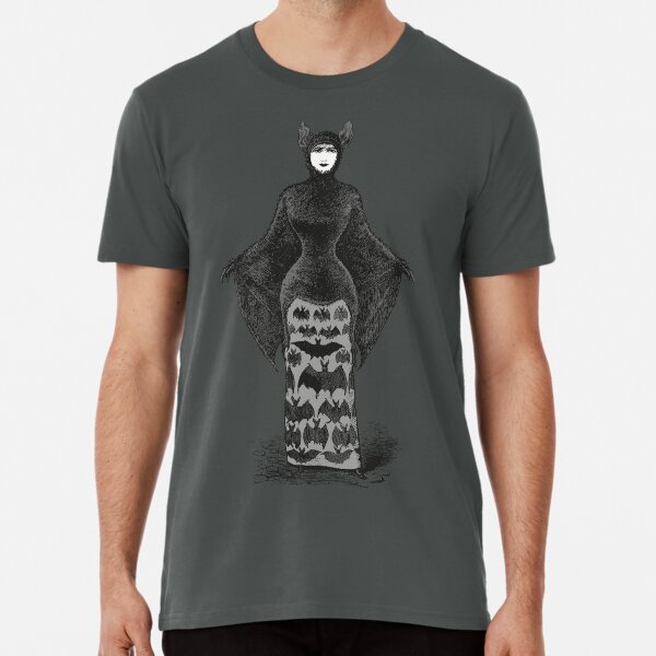 Victorian Bat Woman | Victorian Halloween Costume | Victorian Bat Costume | Premium T-Shirt