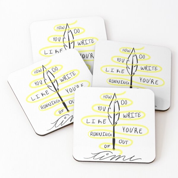 Item preview, How do you write like you’re running out of time? designed and sold by Evie-Peanut.