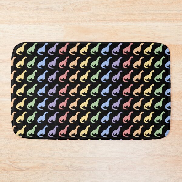 Item preview, Rainbow Dinosaurs (Black Background) designed and sold by elrathia.
