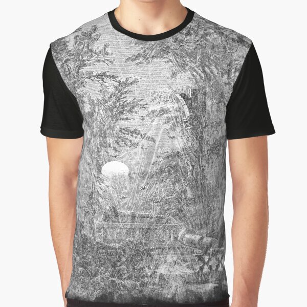 The Atlas of Dreams - Color Plate 4 b&w version Graphic T-Shirt