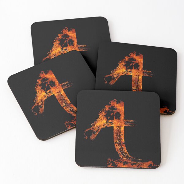 Item preview, Burning on Fire Letter A designed and sold by hatimelhag.