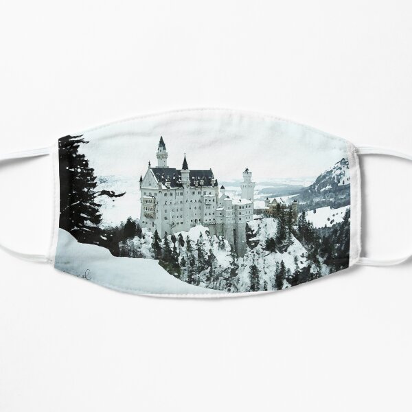 Neuschwanstein Castle in the Snow Mask
